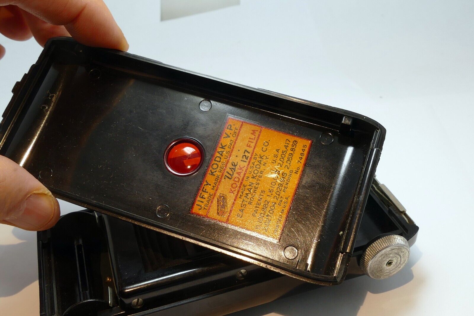 Kodak Jiffy VP   folding camera for  127 film vintage