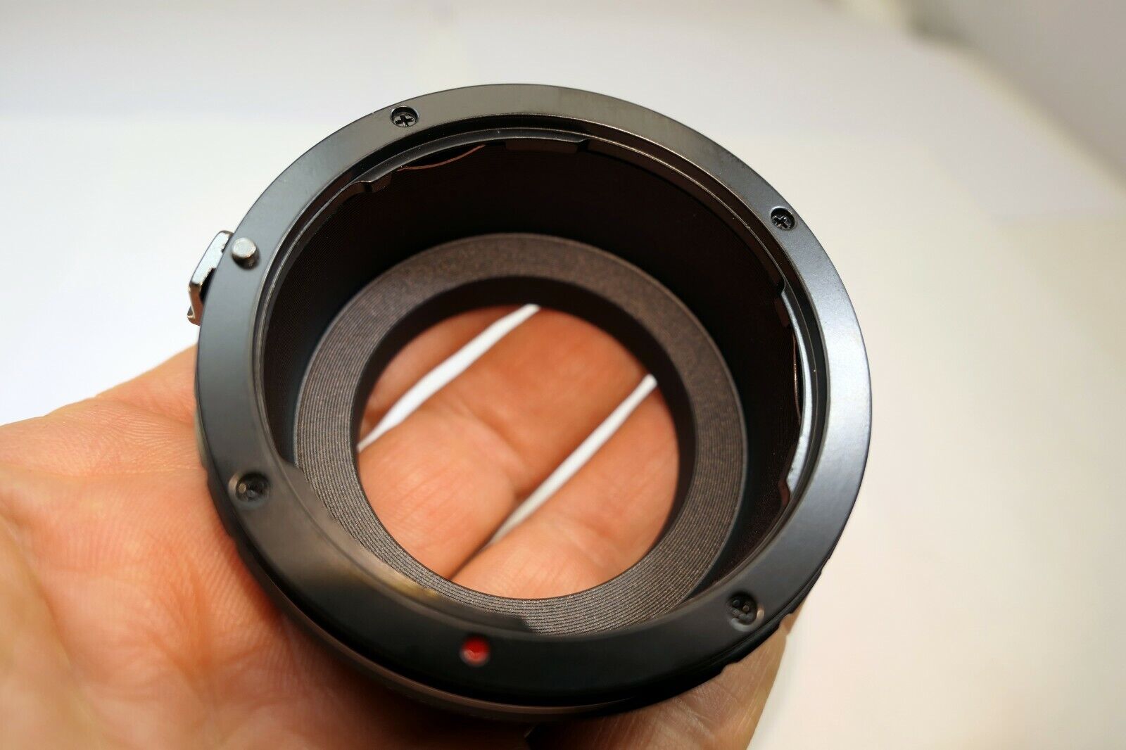 Canon EOS EF S mount lens adapter to Sony NEX E mount cameras ILCE a6500 a6300