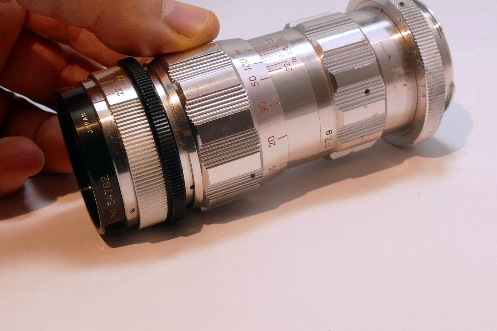 SPECTRA DUO-FOCUS 140mm f4.5 Lens for Exakta Mount 230mm f7.9 telephoto