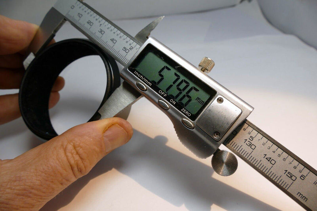 59mm  Lens Hood Shade threaded   plastic with  male threads