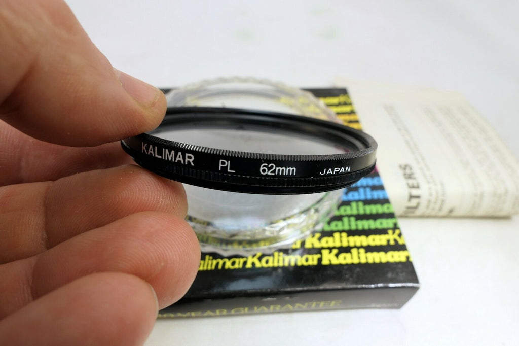 KALIMAR 62mm PL Polar Polarizer Lens Filter  - - -  old stock - never used boxed
