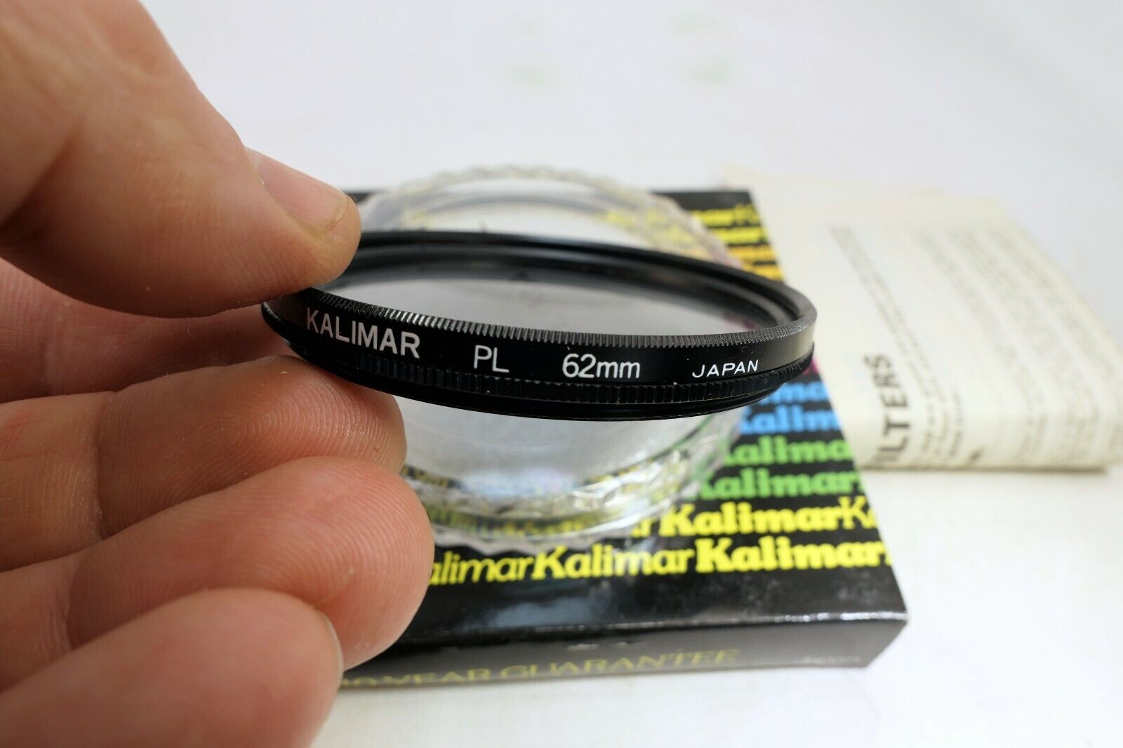 KALIMAR 62mm PL Polar Polarizer Lens Filter  - - -  old stock - never used boxed