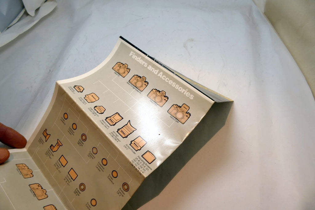 F3HP Camera accessory List Brochure Nikon F3 series HP DE-3 2 DX-1 DA-2 Finders