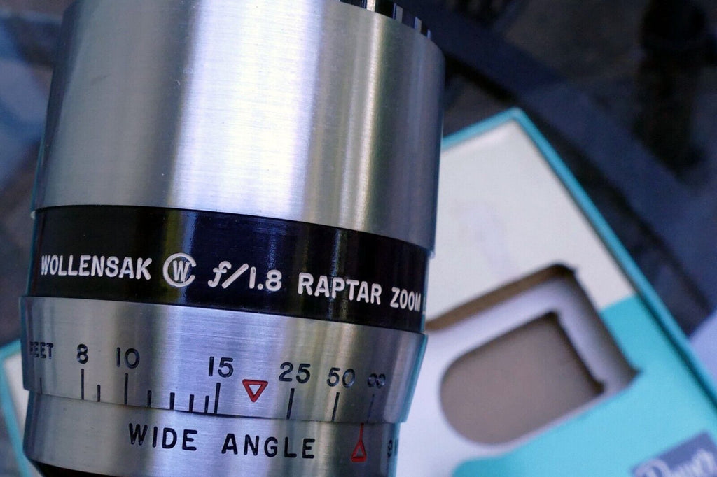 Revere 8 Eye-Matic 8mm Spool Model 143 Power Zoom w/ f1.8 Raptar Lens - AS IS