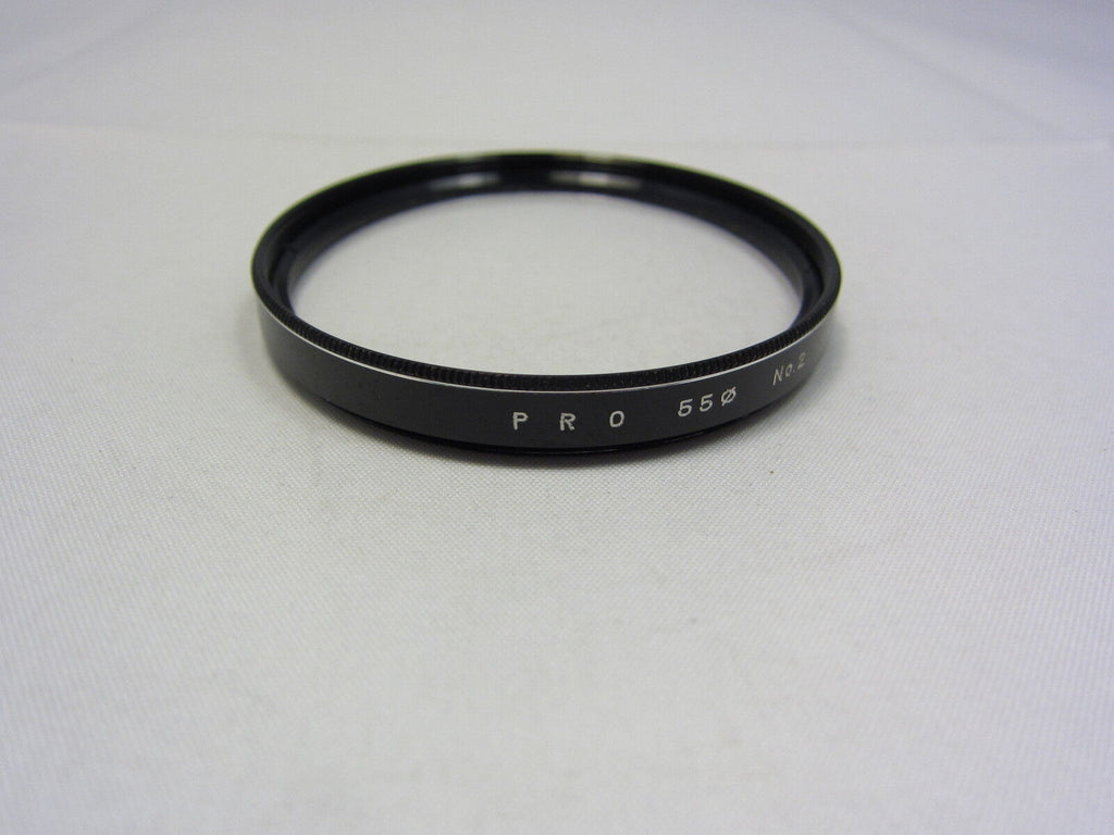 Used PRO 55mm NO.2 +2 Close-Up Lens Filter good condition Made in Japan N103054