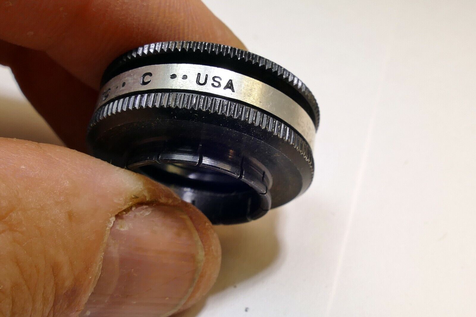 Ednalite C series IV 4 Filter holder  w/ retaining ring 19mm slip on type