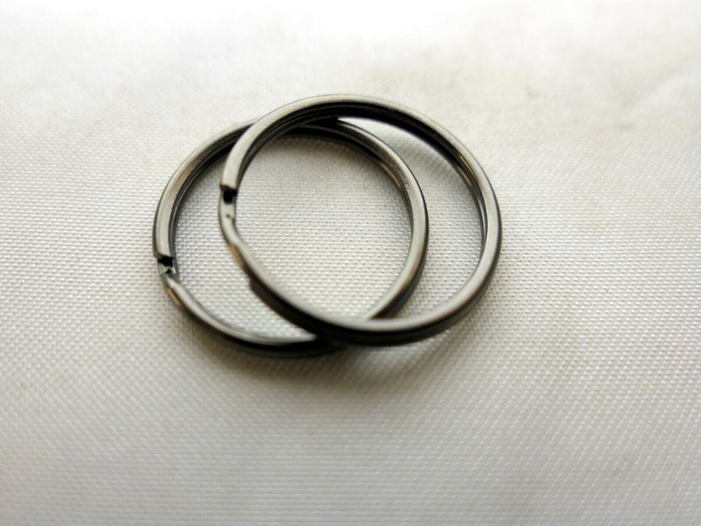 2cm 20mm Lug Connector Metal Split O-Rings hoop ring for camera strap gun black
