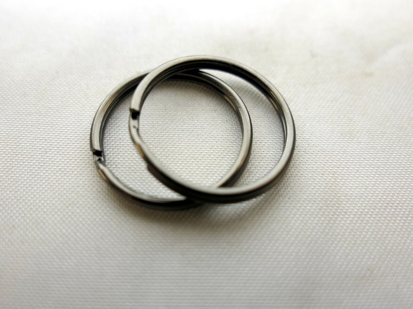2cm 20mm Lug Connector Metal Split O-Rings hoop ring for camera strap gun black