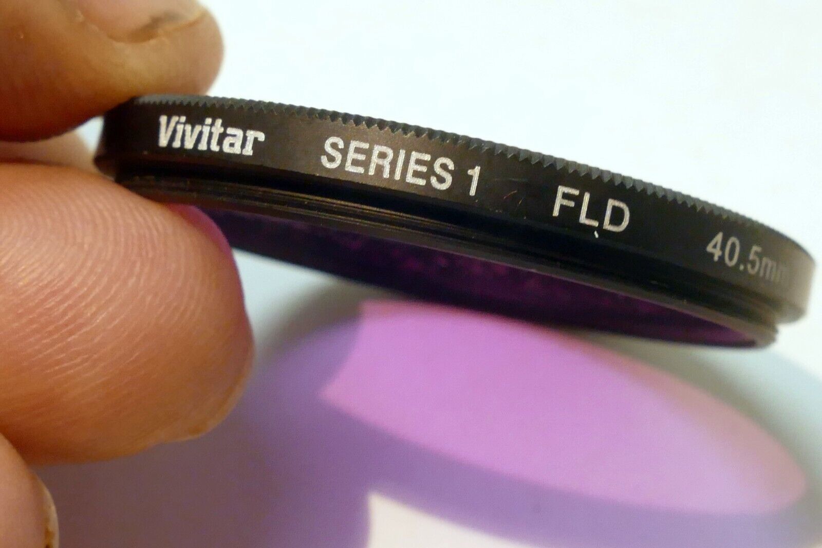 Vivitar FLD Series 1  40.5mm Lens Filter fluorescent lighting