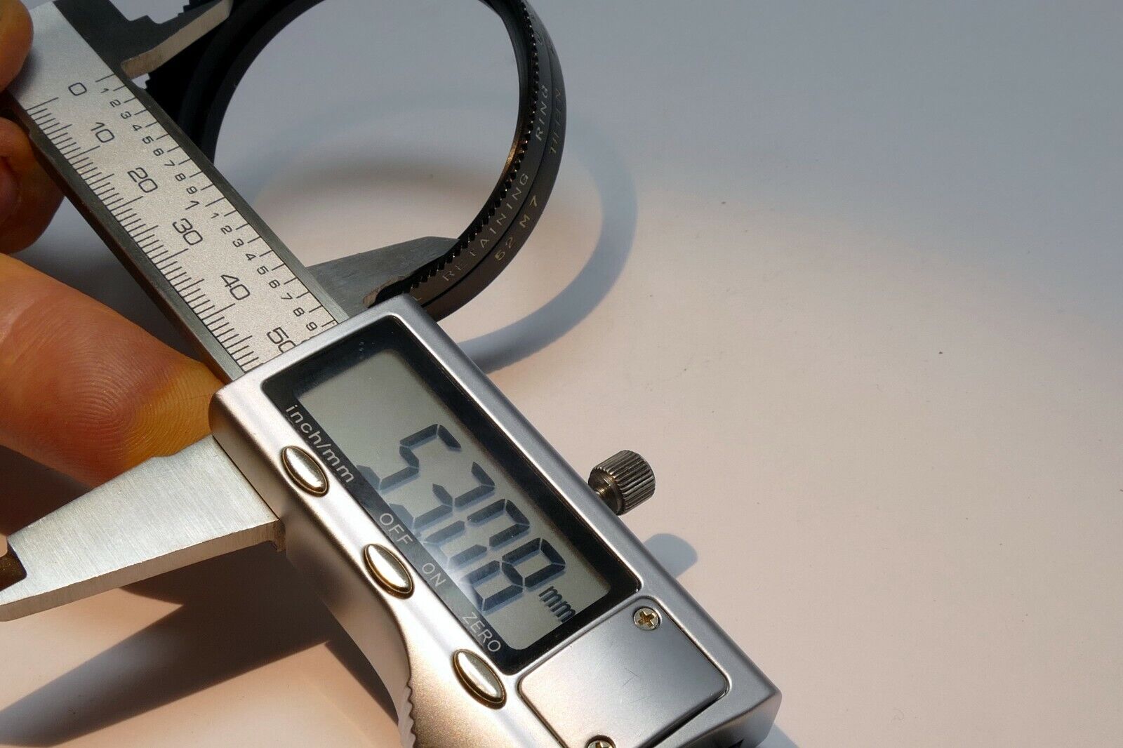 Tiffen 52mm to  54mm series VII 7 filter adapter holder with retaining ring #701