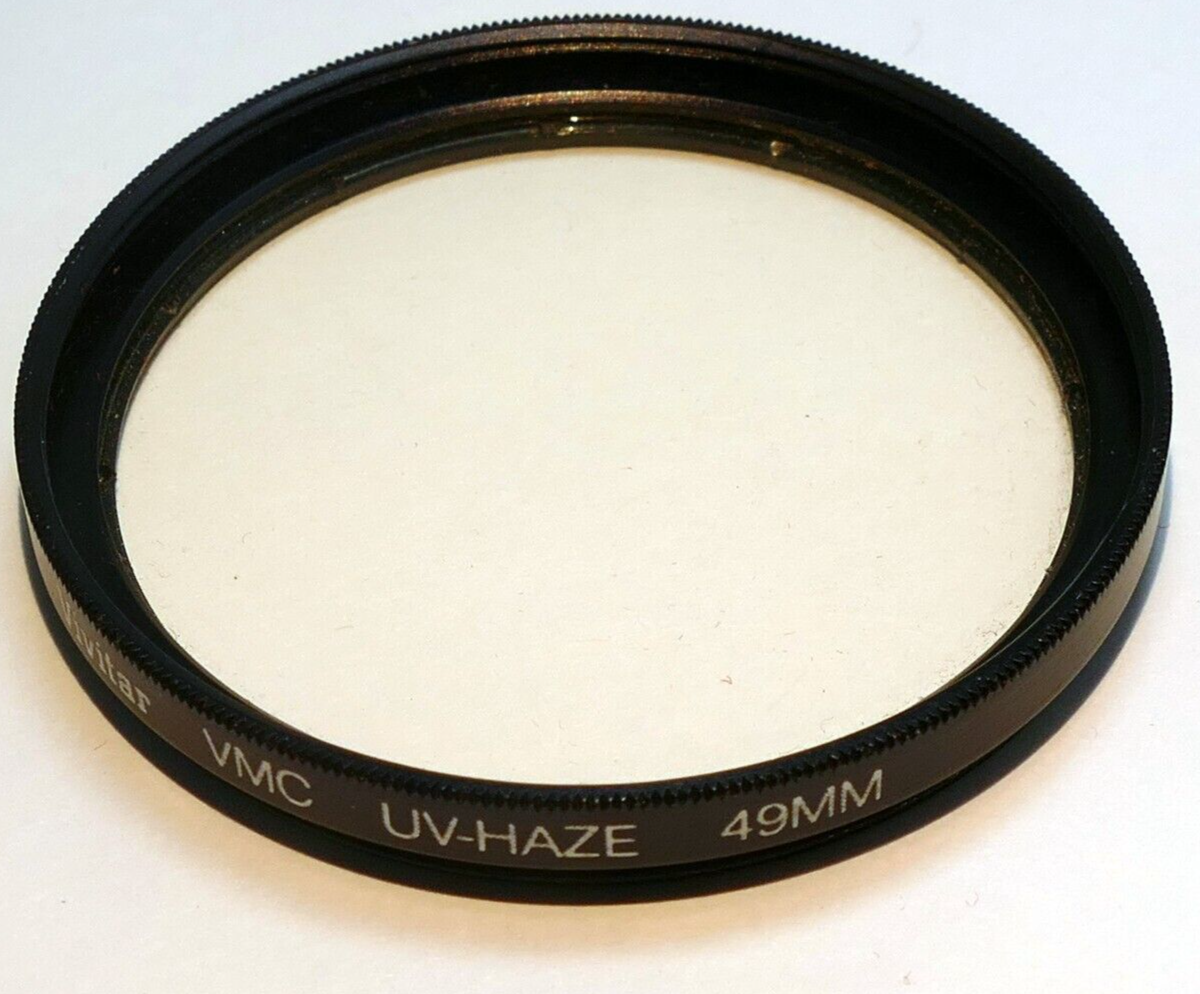 Vivitar 49mm Lens Filter  UV-Haze VMC Multi-Coated made in USA