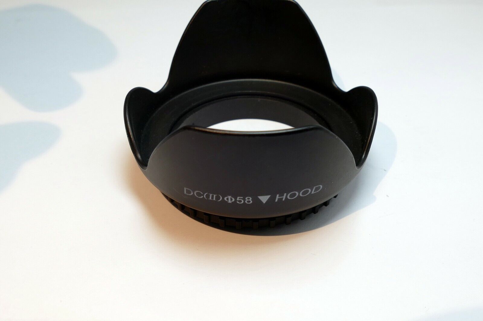58mm Plastic Lens Hood Shade petal shaped