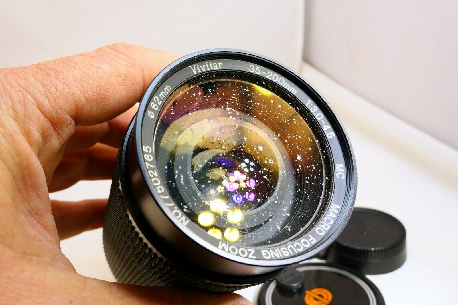 Vivitar 35-200mm f3-4.5 AI manual focus lens for Nikon (BADLY SCRATCHED GLASS)