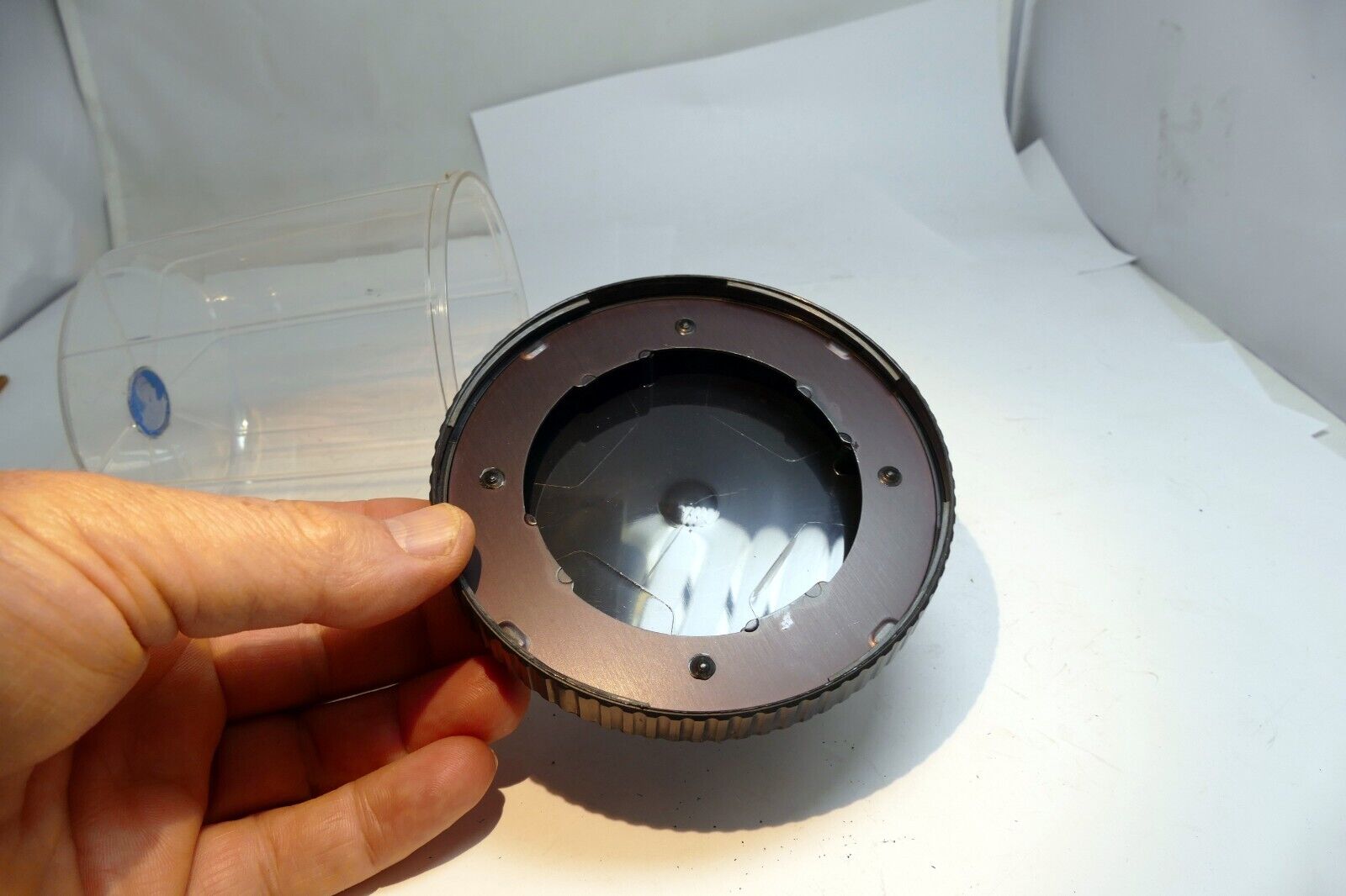 Hasselblad 4" Tall V Clear Bubble Lens Case C CF 50mm f/4 CF Zeiss - Genuine OEM