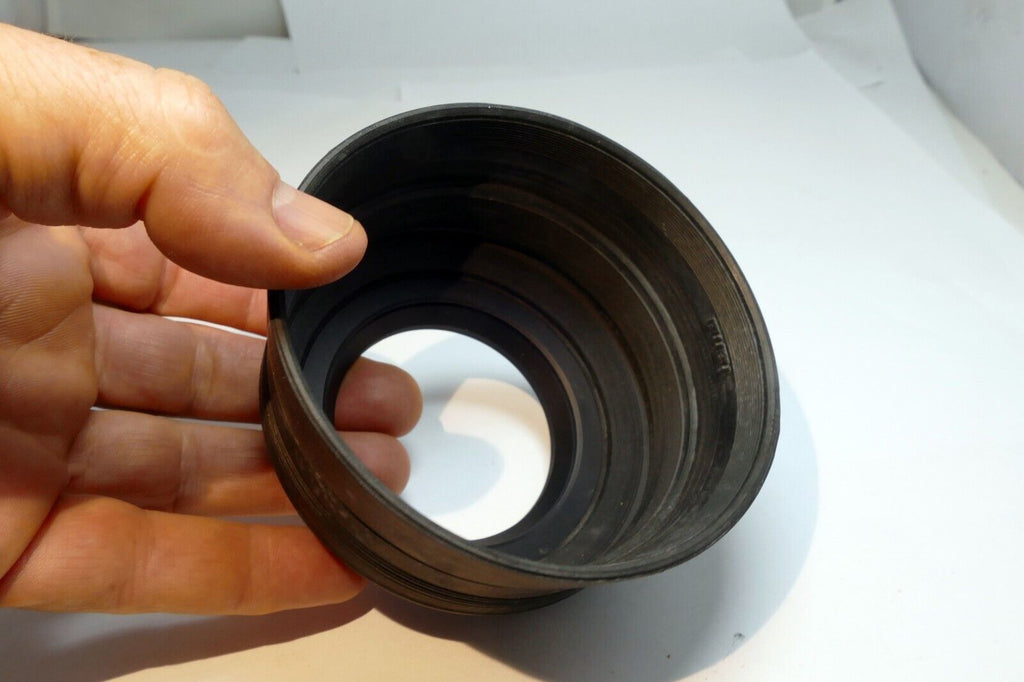 HAMA 58mm Rubber Lens Hood Shade threaded collapsible - telephoto
