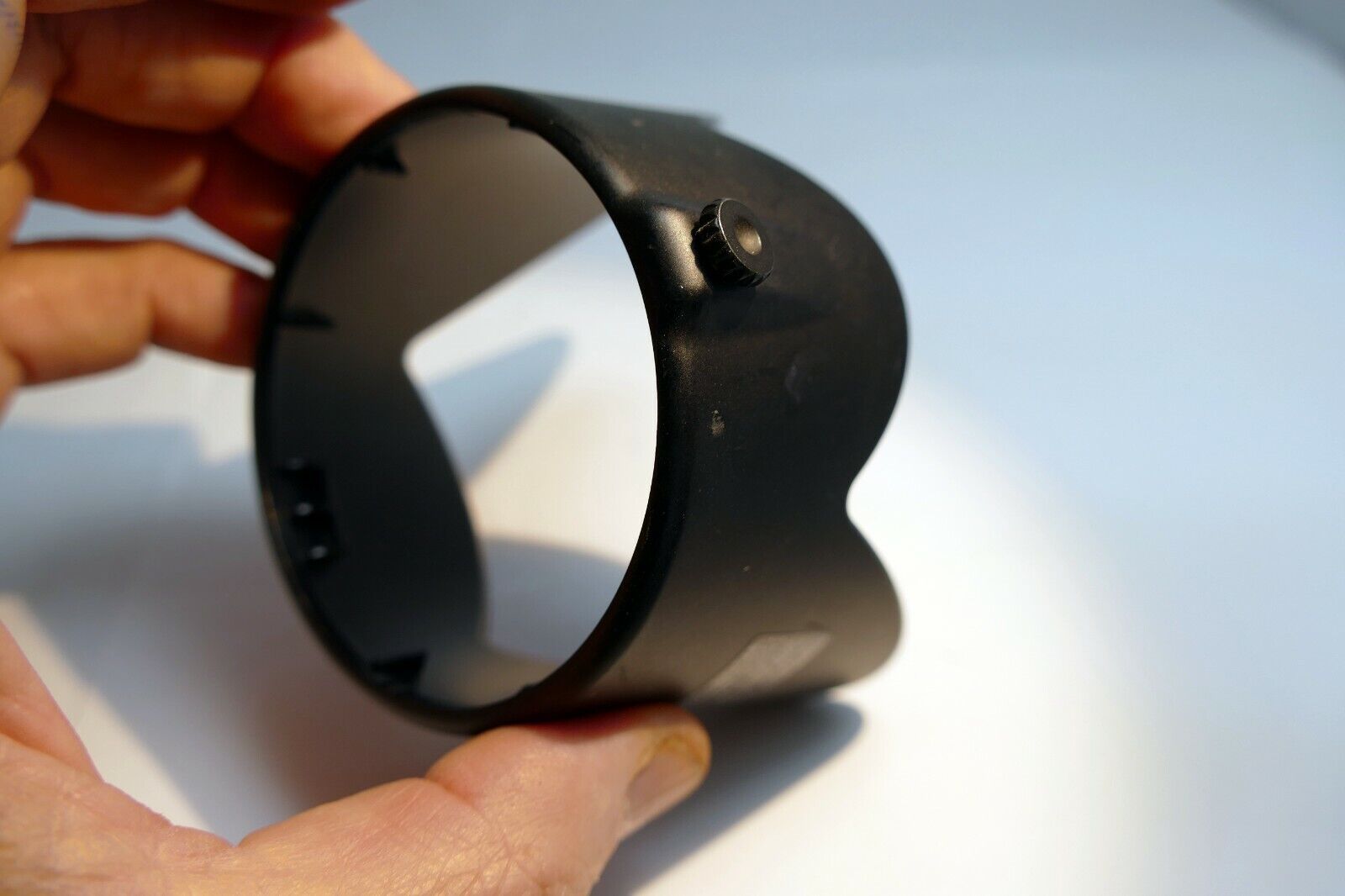 64.5mm ID Slip on type plastic Lens Hood unknown brand