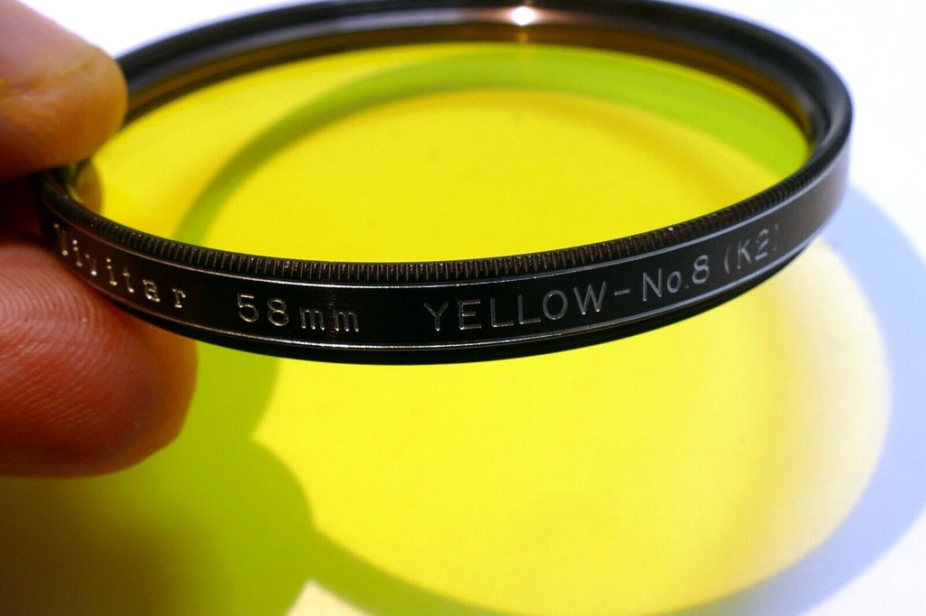 Vivitar Yellow 58mm Lens Filter   k2 No. 8