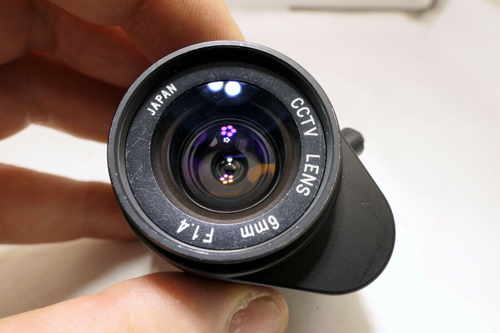 CCTV TV LENS 6mm f1.4 C-mount Lens   -   cable cut AS IS PARTS or Repair only