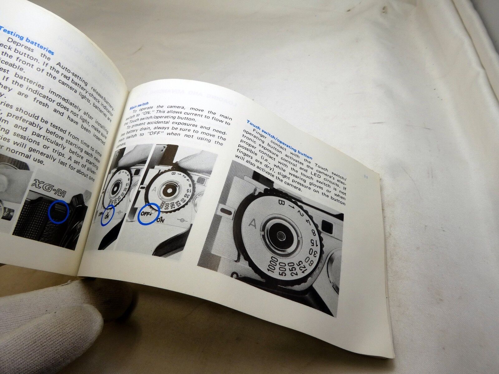 Minolta XG-M camera Instruction Guide Manual English