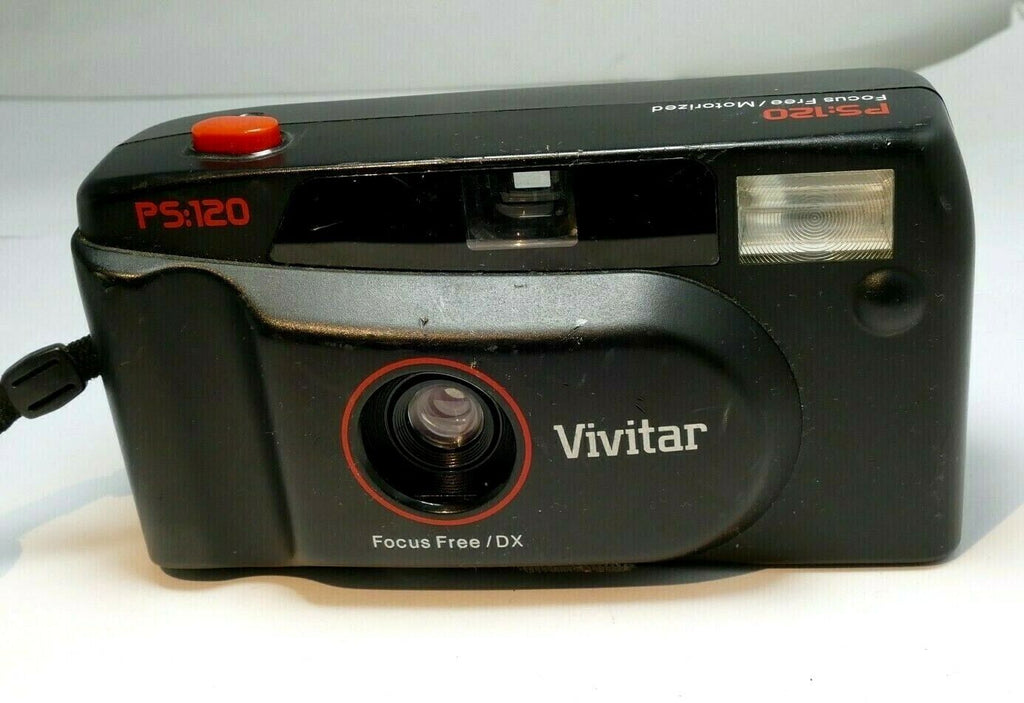 Vivitar PS 120 35 35mm Point & Shoot Film Camera  - AS IS untested as found