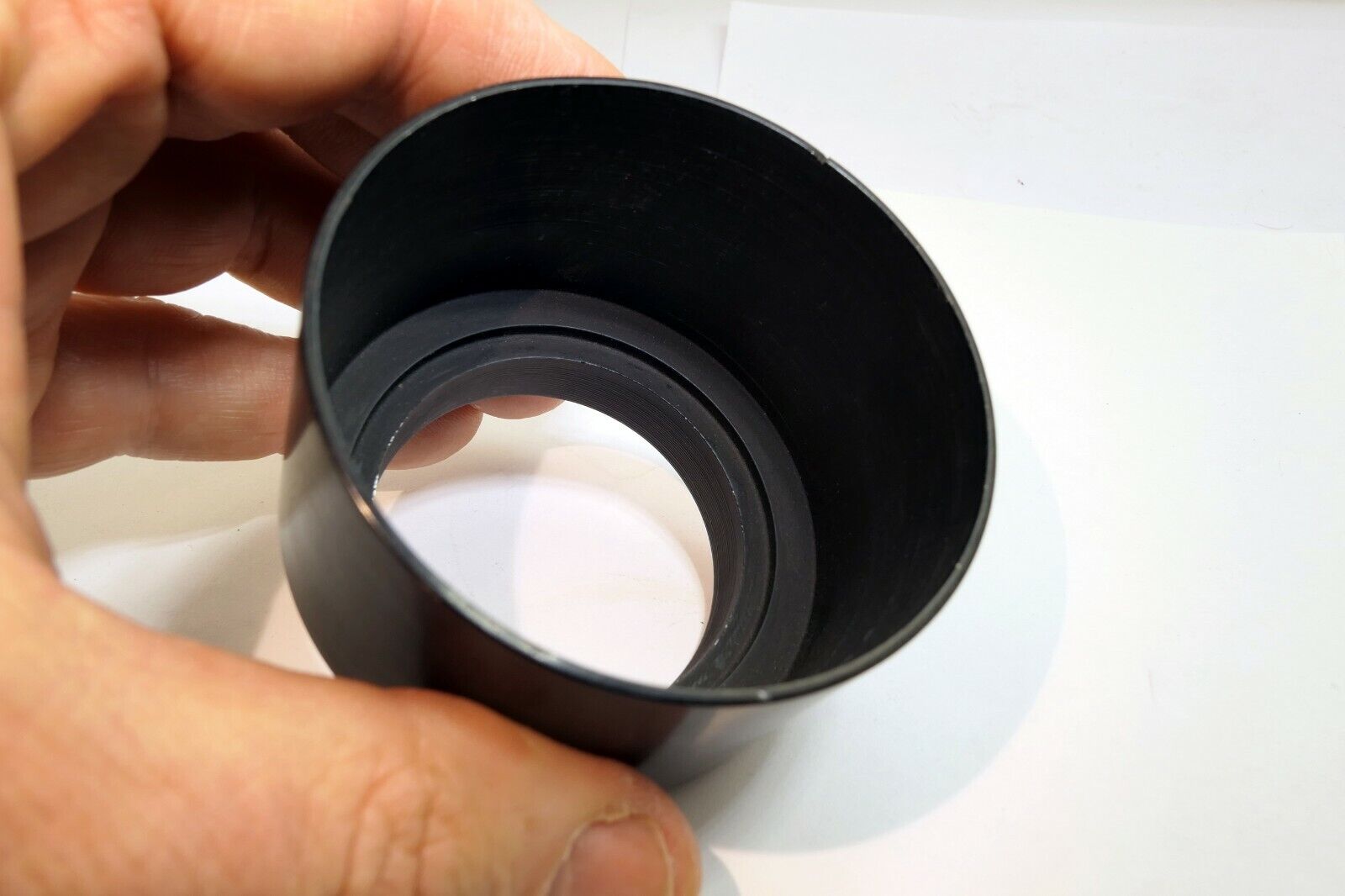 49Φ 49mm Telephoto Lens Hood Shade screw in type Metal vintage  135mm 200mm