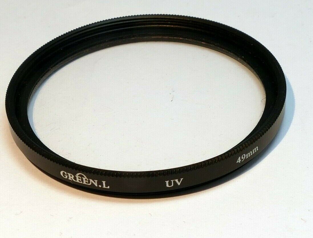 Green UV 49mm Filter for 50mm f1.7 f1.8 lenses