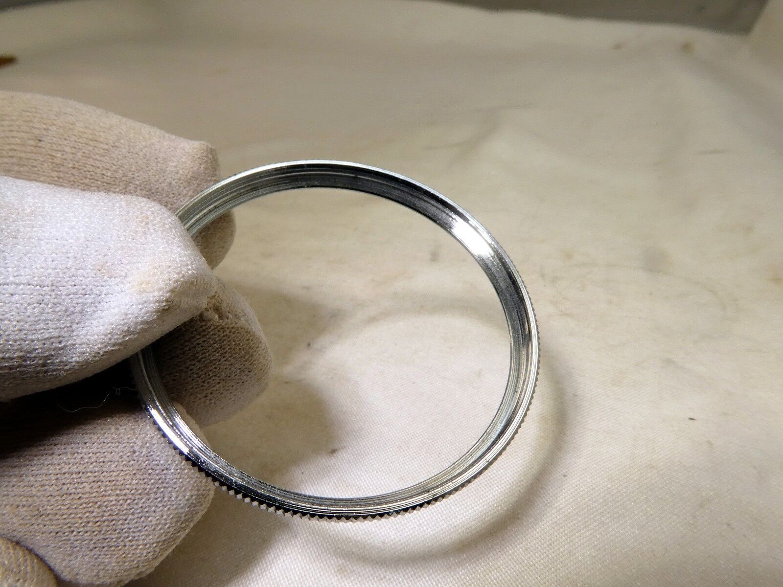 lens ring adapter metal 46.4mm OD 43.4mm ID