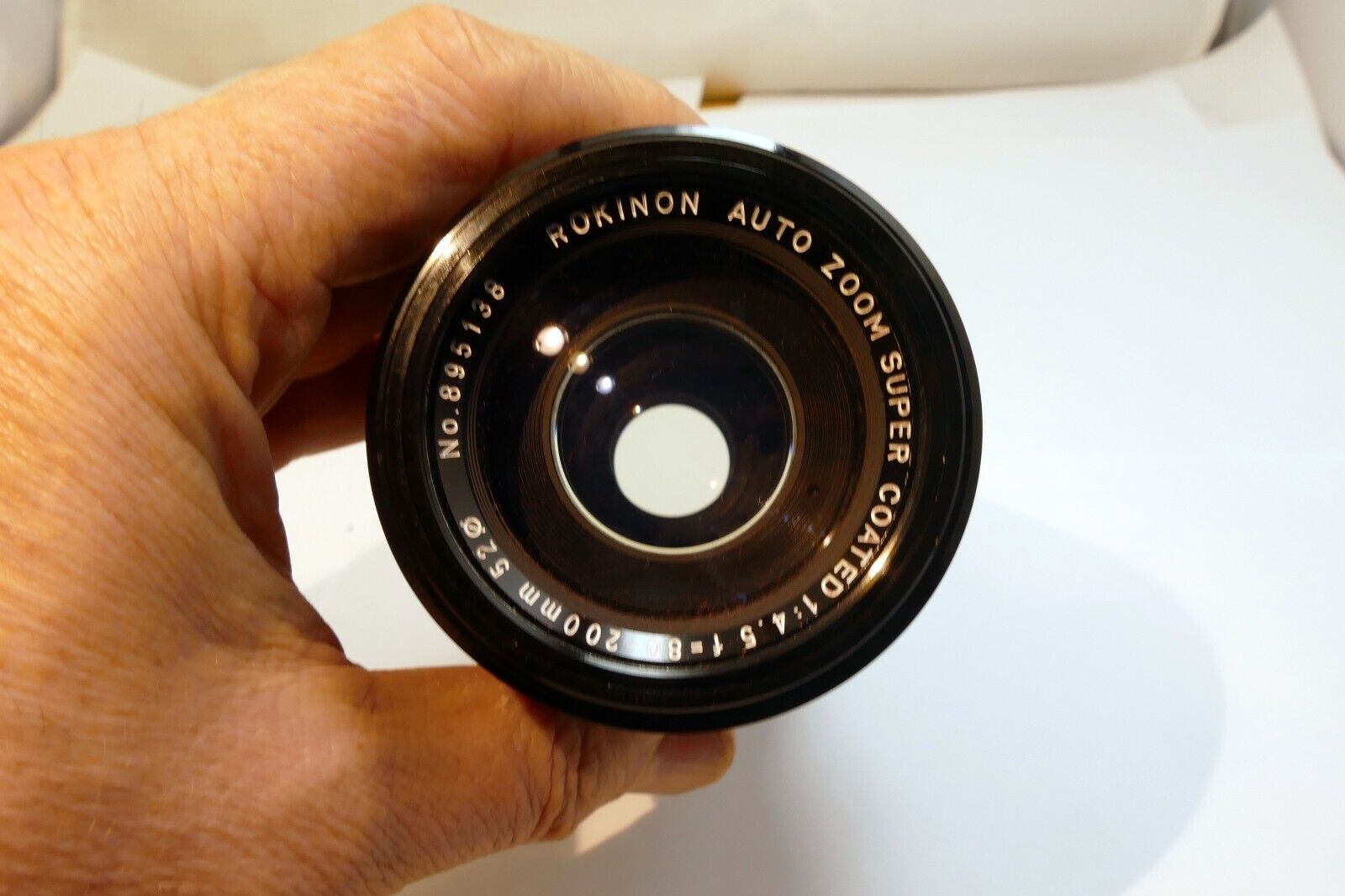 Rokinon 80-200mm f4.5 lens for Olympus OM with Haze (AS IS Parts or Repair)