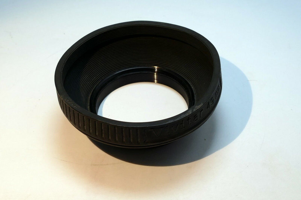 Vivitar 49mm screw in  Rubber Lens Hood Shade for 50mm f1.9 f2 f1.7