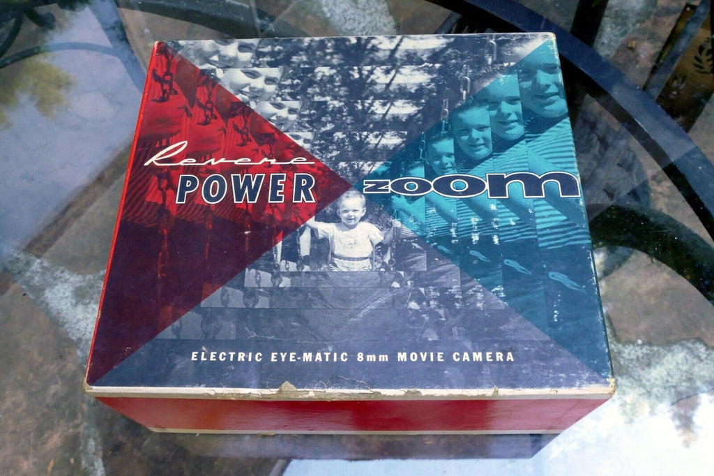 Revere 8 Eye-Matic 8mm Spool Model 143 Power Zoom w/ f1.8 Raptar Lens - AS IS