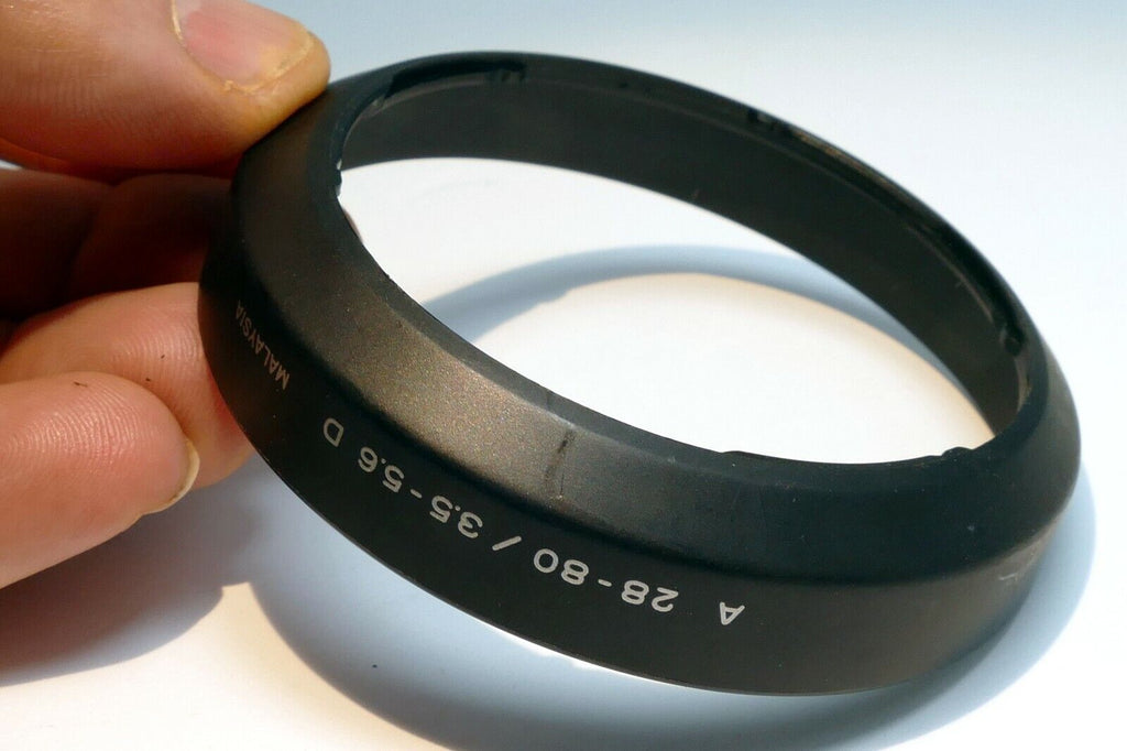 MINOLTA Shade Plastic Lens Hood For A 28-80mm f3.5-5.6 D Maxxum (55mm front rim