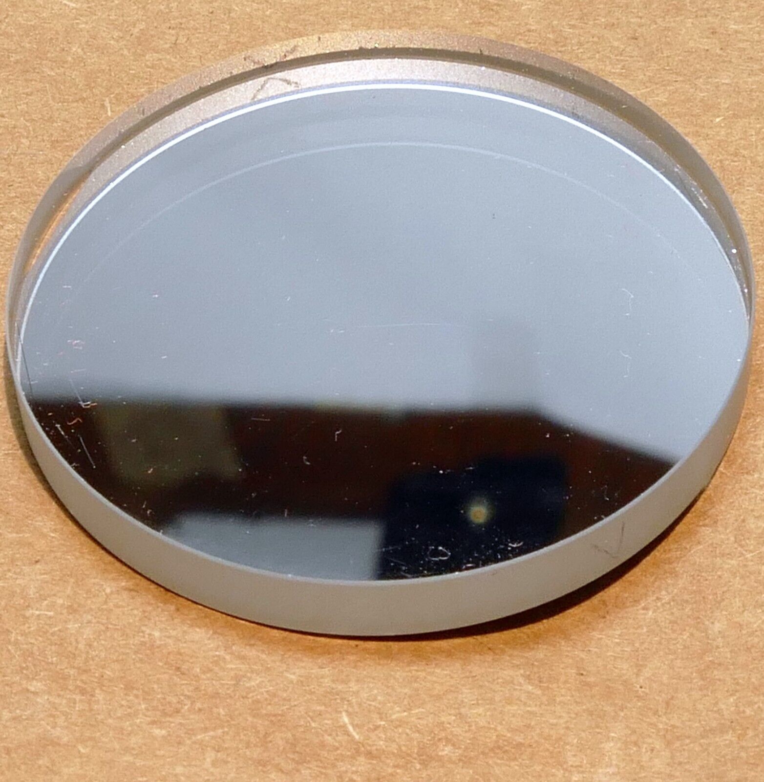 1.6" Diameter 0.2" thick First Surface Mirror Optical flat