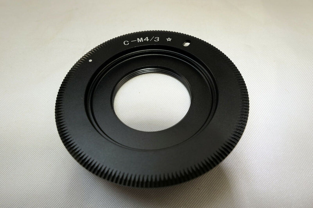 C- Mount Lens adapter to m4/3 Micro 4/3 Camera Panasonic Lumix DMC GH3 GH4 5 TV