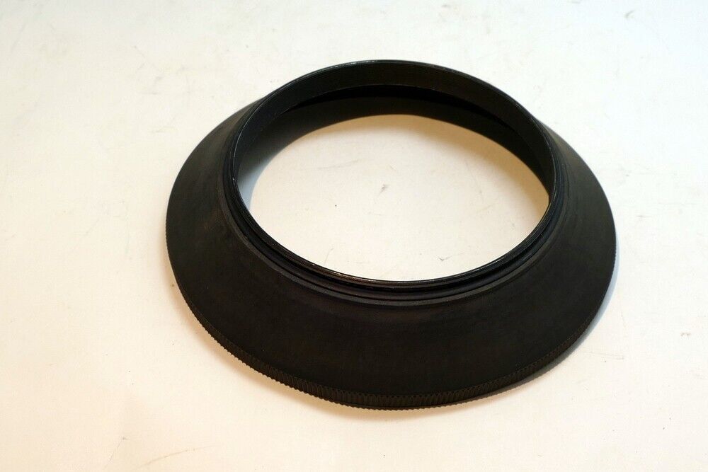 72mm Rubber Lens Hood Shade single threaded wide angle