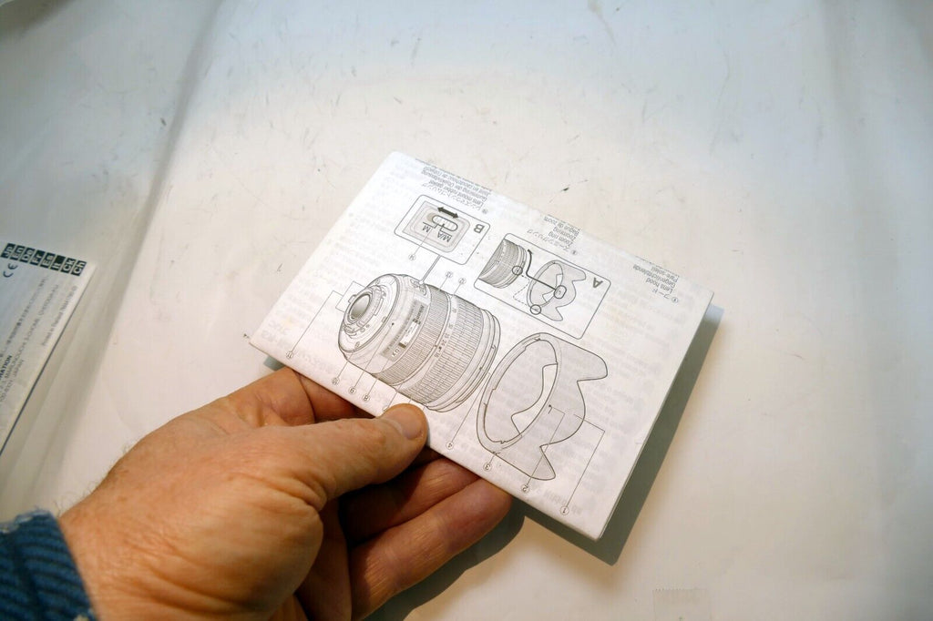 Nikon AF-S DX ED 18-70mm f3.5-4.5 G IF FLENS Instruction Guide Manual