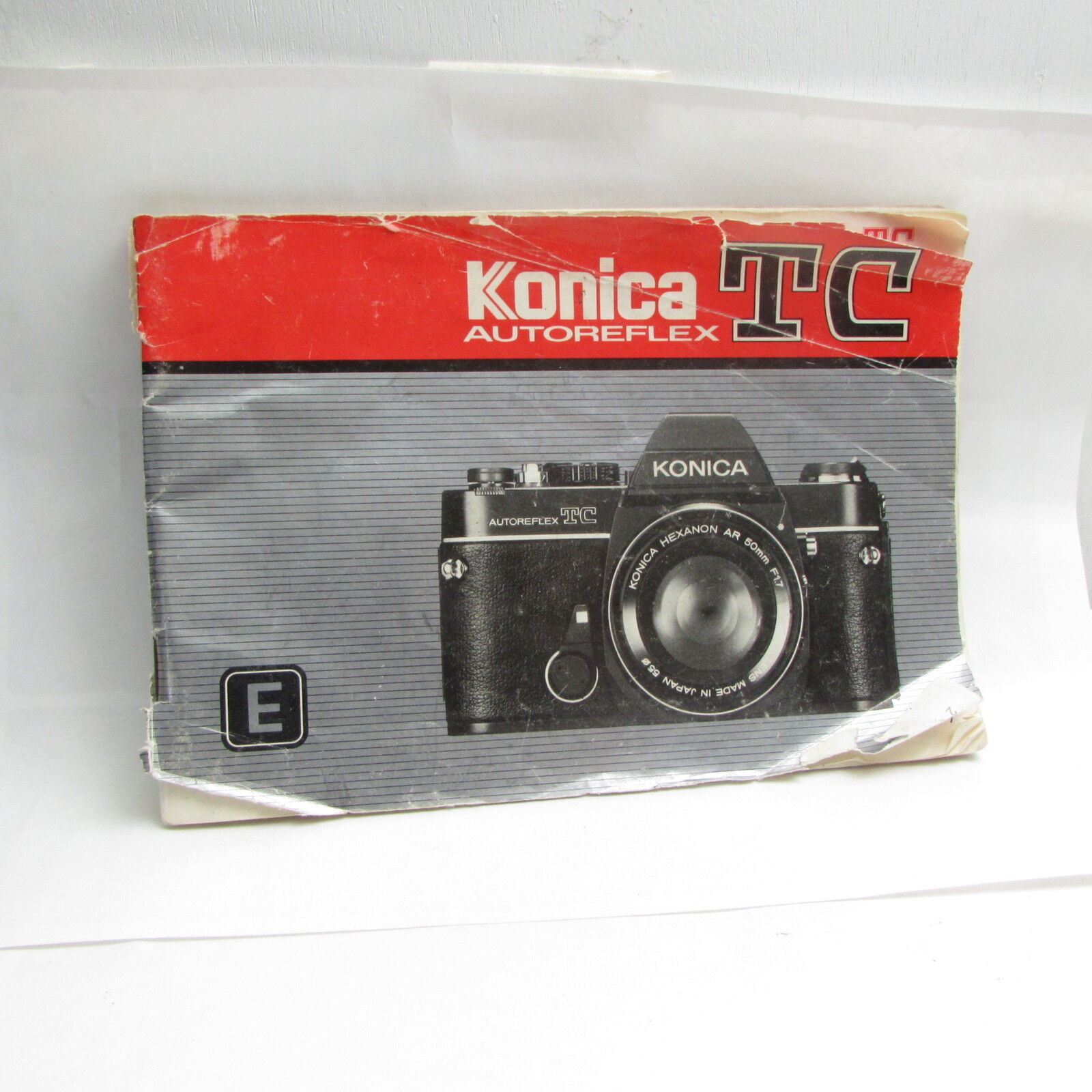 Used Konica Autoreflex TC Camera Guide Booklet/Manual Printed in Japan S211111