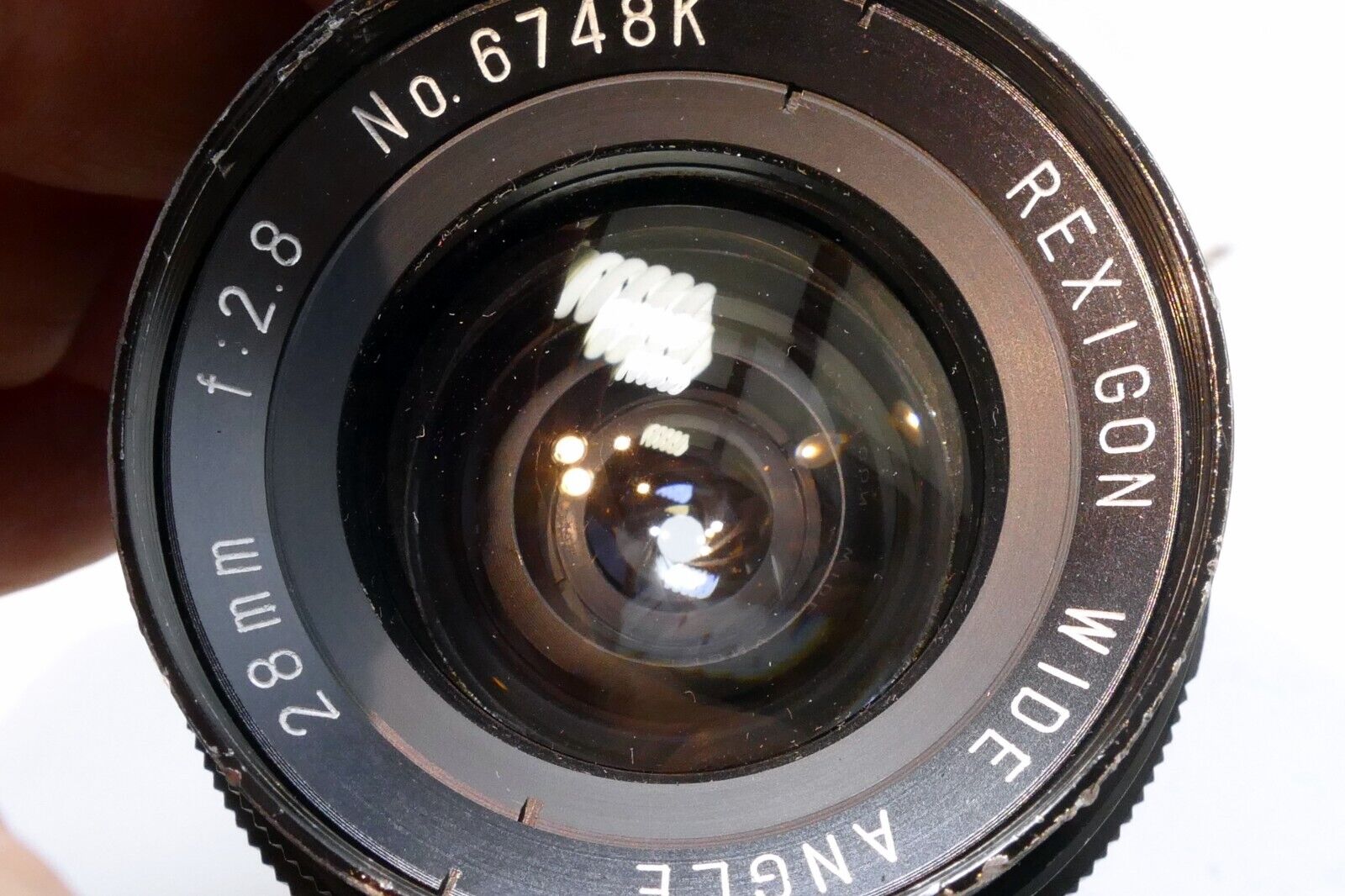 Rexigon 28mm f2.8 wide angle T2 Mount w/M42 Mount - AS IS Parts or Repair