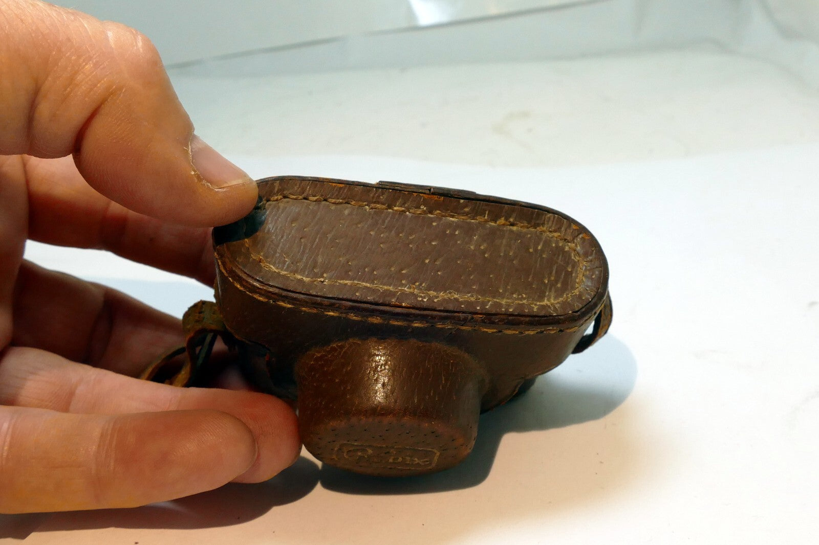 Leather Camera Case for Rubix 16mm camera miniature vintage