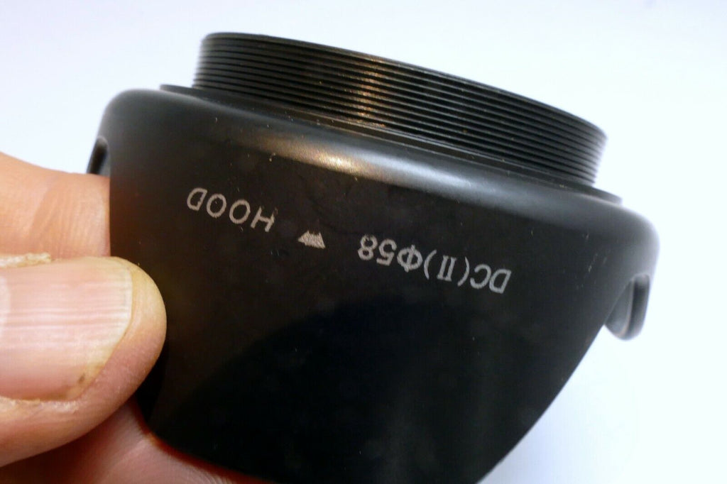 58mm Lens Hood Shade plastic petal shaped ( missing locking ring)