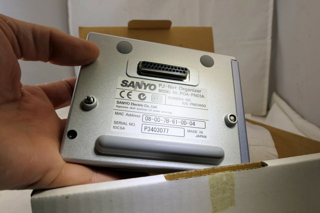 Sanyo PJ-Net Organizer model POA-PN01A IDC-PN01A00 for projector LAN networking