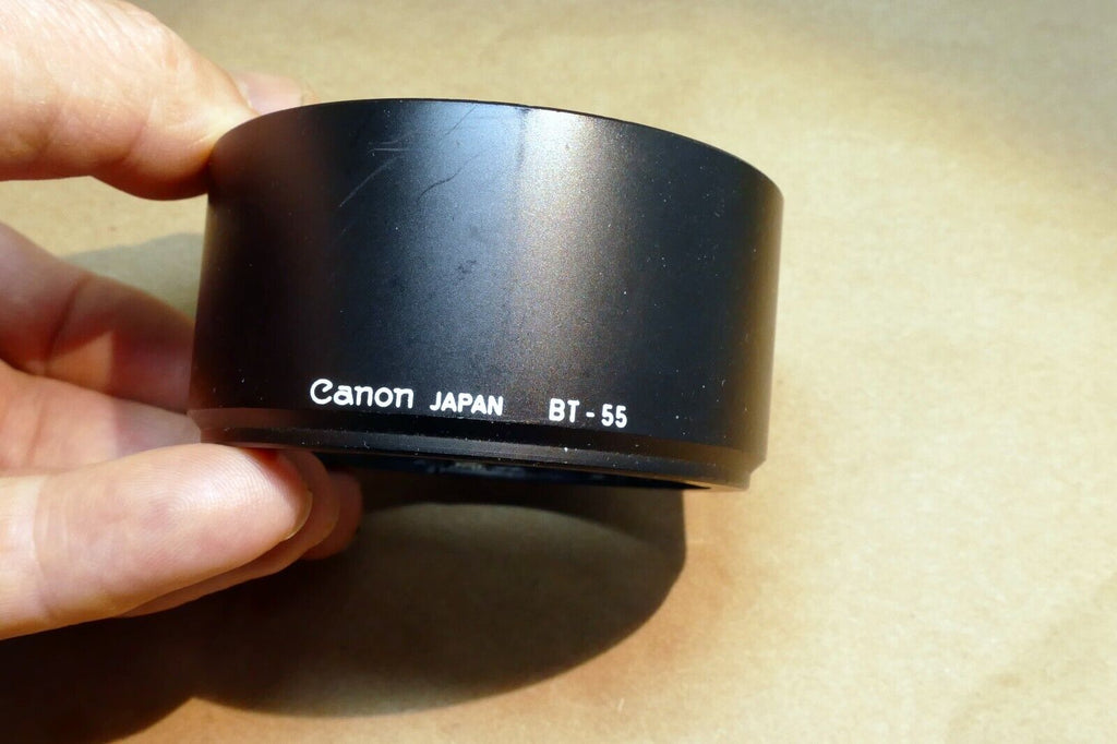 Canon BT-55  Hood for FD 85mm f1.8 100mm f2.8 Lens shade - OEM Genuine