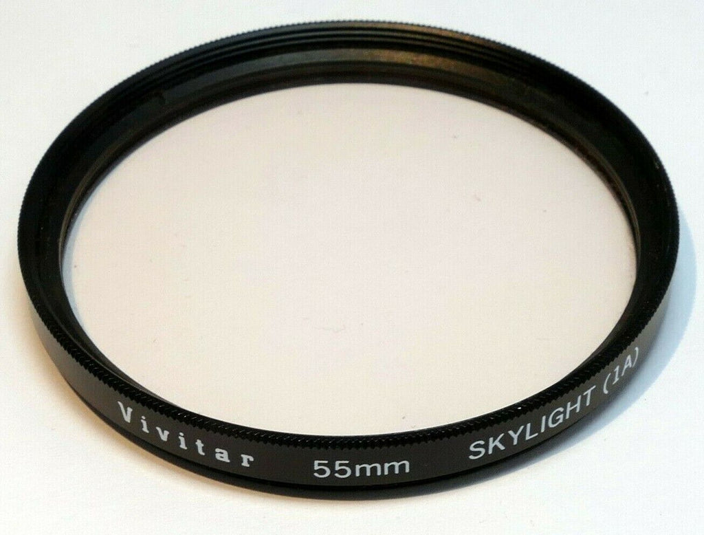 Vivitar  55mm Filter Skylight 1A sky  ( with coating scratched )