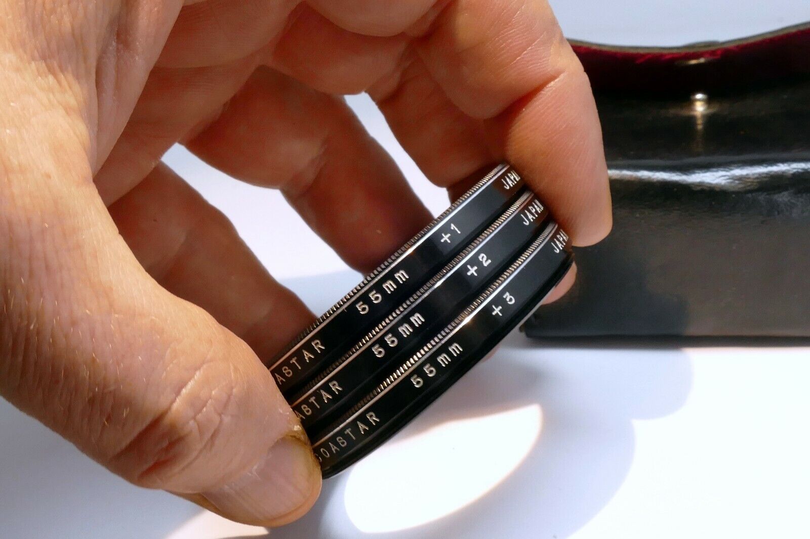 Coastar Macro Lens 55mm +1 +2 +3 Filters threads screw in close-up   set kit