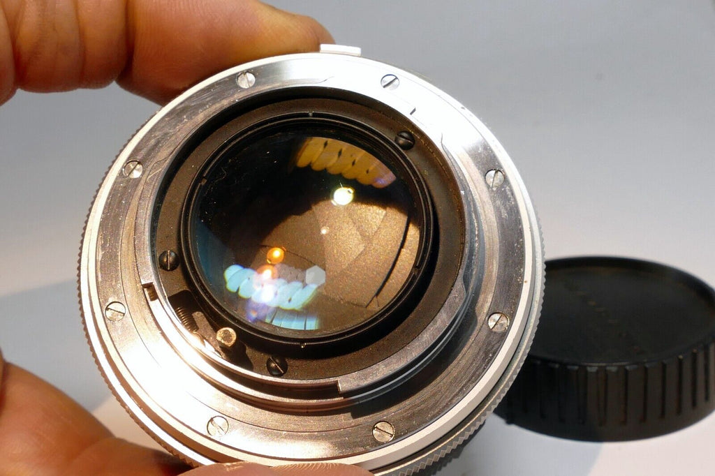 Minolta  58mm f1.4 Lens manual focus MC Rokkor-PF  w/ fungus AS IS PARTS