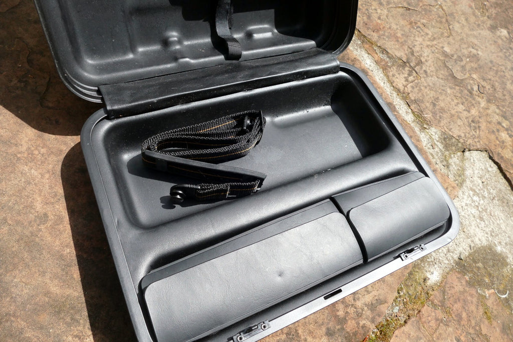 Sony Handycam Camera Hard Case Locking w/ Keys Travel Brief Carrying OEM Genuine