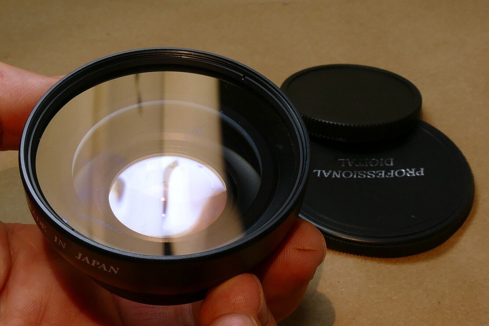 52mm Vision Optics 0.48X Wide Angle Lens with 52mm Hoya sky filter attached