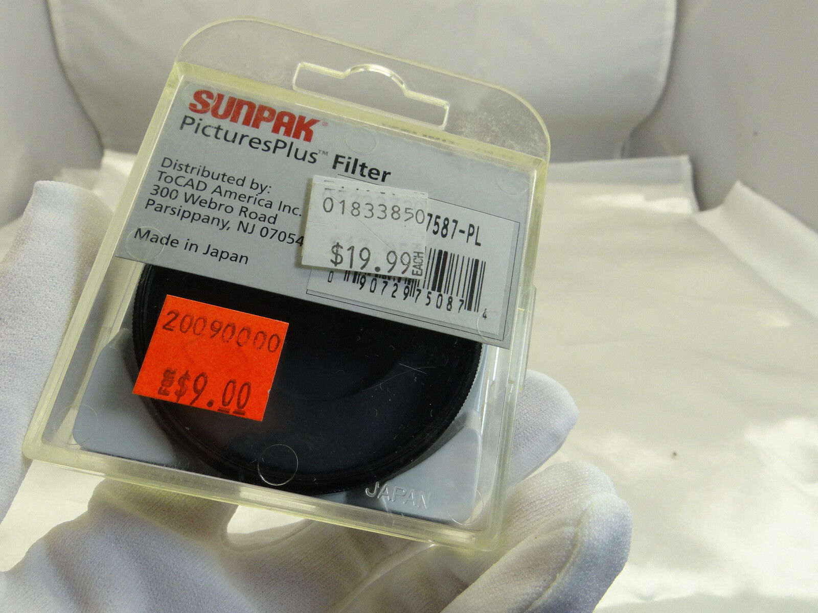Sunpak 58mm PL Polarizing Camera Lens Filter Polar