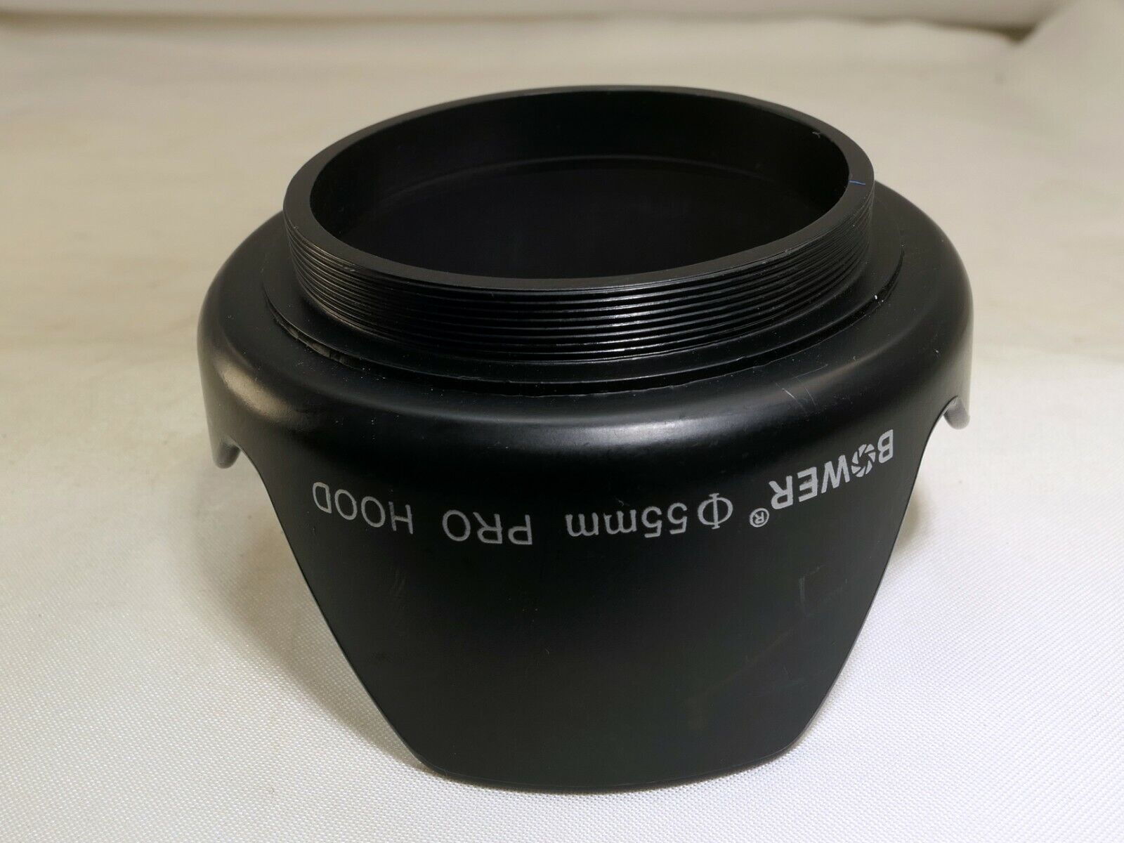 Bower 55mm Pro Petal  Lens Hood Shade (missing locking ring) screw in type