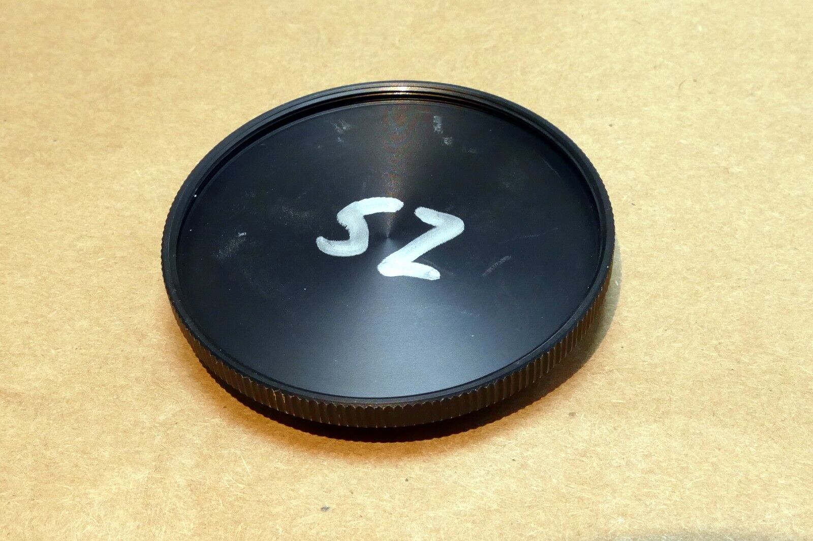Female Thread 52mm Metal Lens Cap threaded screw in for stacking