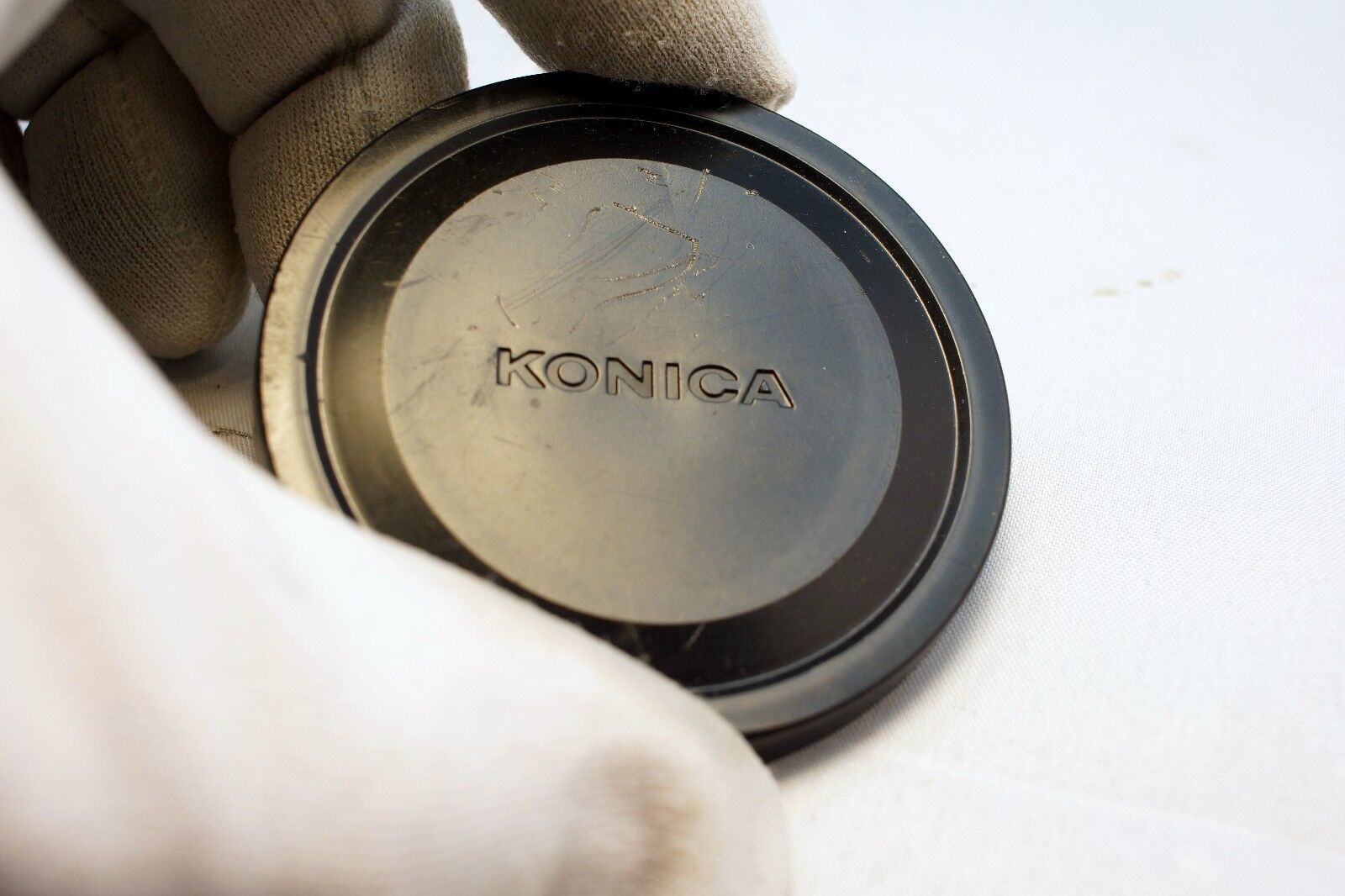 57mm ID Front CAP for 55mm rim KONICA AR  - Japan slip on type Genuine Black